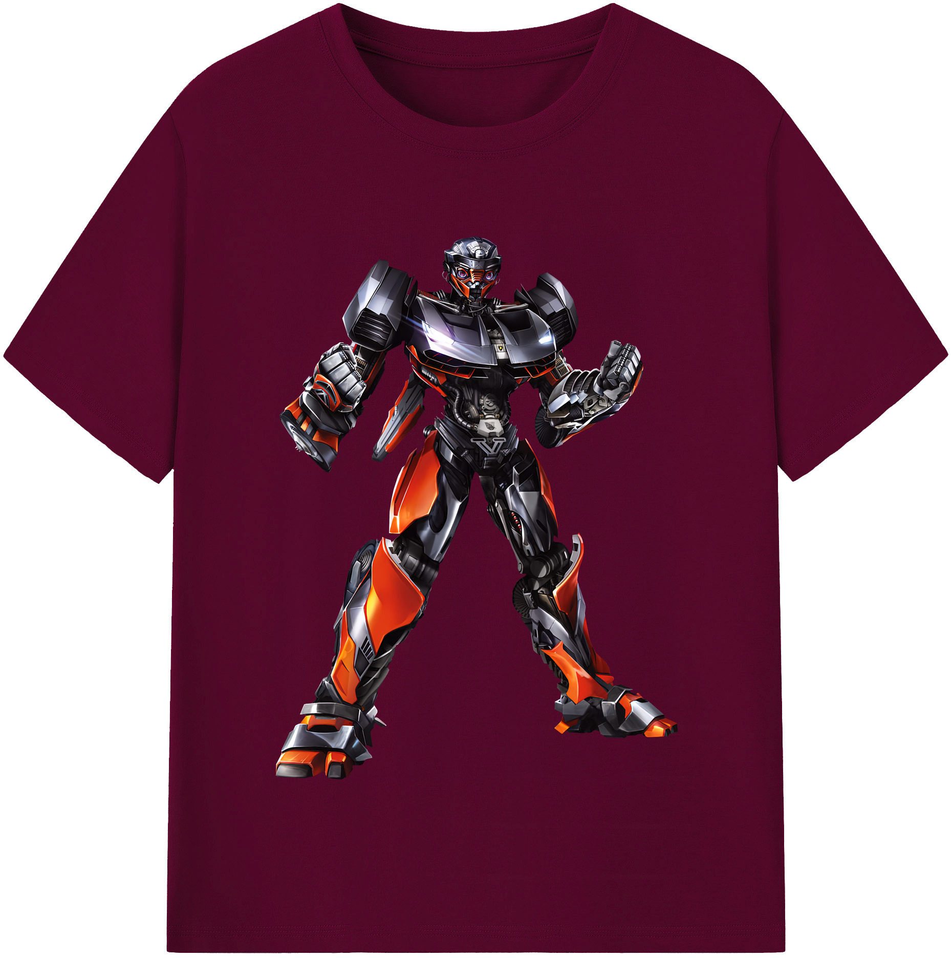 （画像用） Transformers トランスフォーマー レディースカジュアルプリントTシャツ（綿100％）